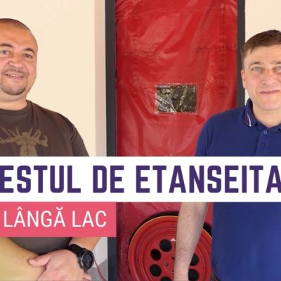 Casa pasivă de lângă lac – Test Blower Door – ep.7